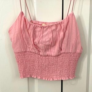 pink tank top from pacsun! brand- la hearts💗